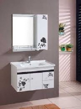 Bộ tủ chậu PVC Bross-X008 (810x465mm) - Image 3