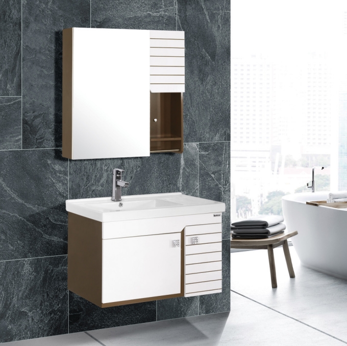 Bộ tủ chậu PVC cao cấp BROSS 2032 (650x500mm) - Image 3