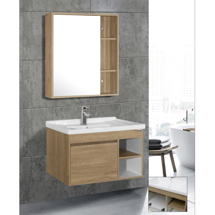 Bộ tủ chậu PVC cao cấp BROSS BR 806 (810x480 mm) - Image 6