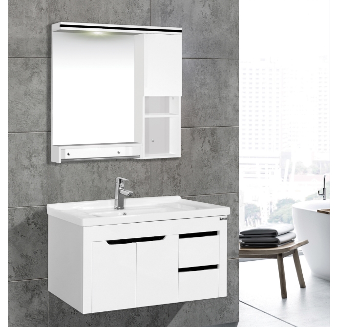 Bộ tủ chậu PVC cao cấp BROSS BR 901 (910x480 mm)