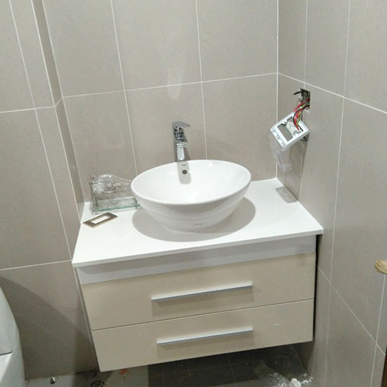 Bộ tủ chậu PVC cao cấp theo yêu cầu HM70 (650x500mm) - Image 5