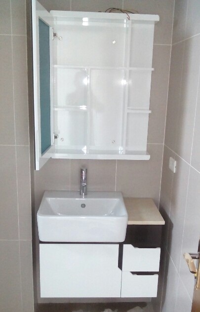 Bộ tủ chậu PVC may đo theo kích thước HM43 - Image 4