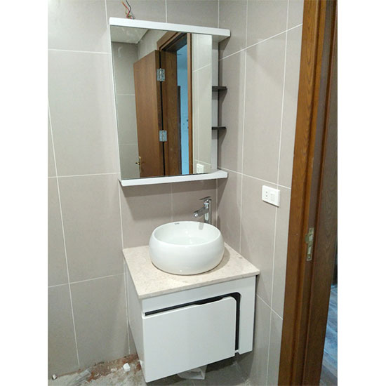 Bộ tủ chậu PVC may đo theo kích thước HM53 - Image 6