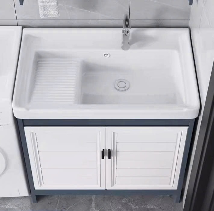 Bộ tủ chậu PVC may đo theo yêu cầu kích thước Miken HM1183 (800x500x500mm) - Image 6