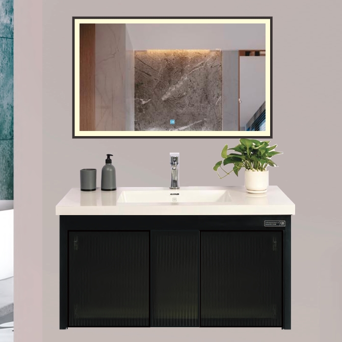 Bộ tủ chậu QB Cabinet QG1008-QS2100W-QL951TT (980x485x485mm)