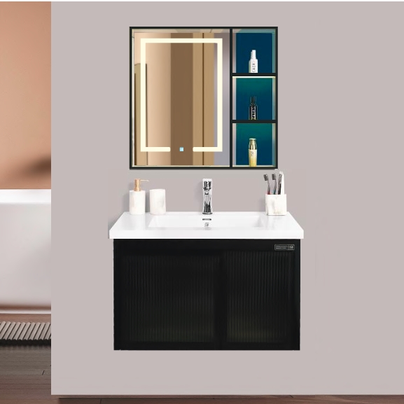 Bộ tủ chậu QB Cabinet QG8008-QS280W-QT001A ( 780x485x485mm)