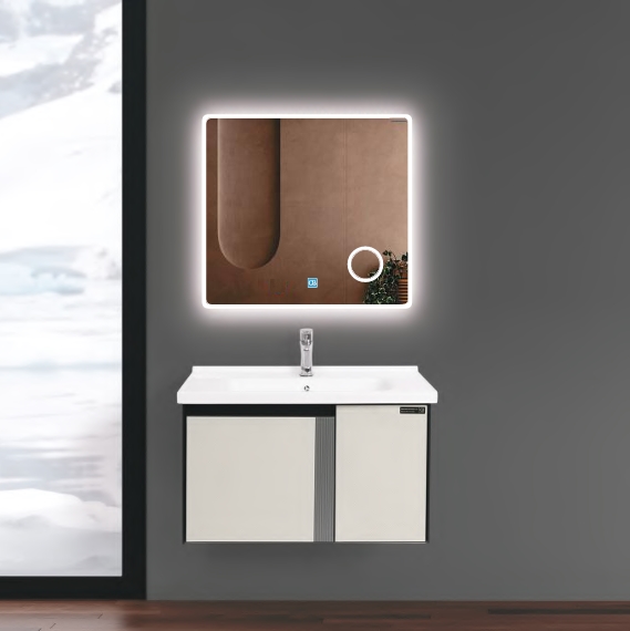 Bộ tủ chậu QB Cabinet QG8014-QC480-QL904T (770x460x445mm)