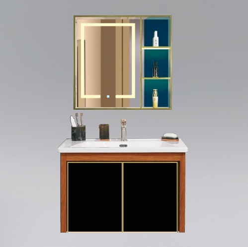 Bộ tủ chậu QB Cabinet QG804-QH8-QL905VT (81.5x47x32cm) - Image 4