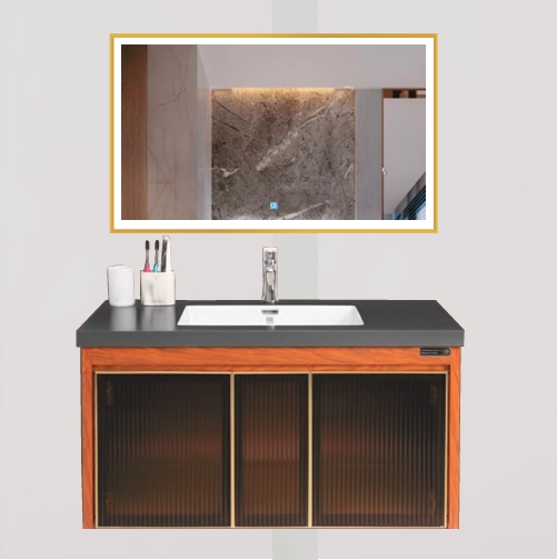 Bộ tủ chậu QB Cabinet QG805-QK8-QL903DT (81.5x47x32cm) - Image 6