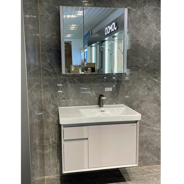 Bộ tủ chậu & tủ gương size 100cm JOMOO A2502-16CE-1 - Image 4