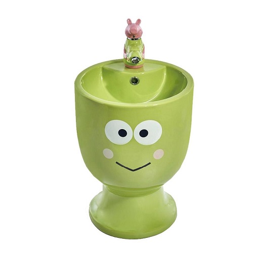 Bộ vòi chậu lavabo trẻ em bàn đá con voi xanh (Có các mầu lựa chọn) - Image 3