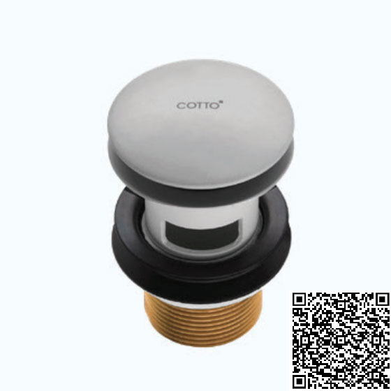Bộ xả nhấn chậu lavabo Basic BP-21015B (Không có lỗ xả tràn) - Image 4