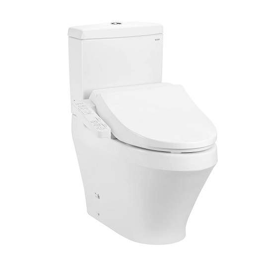 Bồn cầu 1 khối kèm nắp rửa điện tử Toto CS767RW11 - Image 5