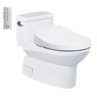 Bồn cầu 1 khối kèm nắp rửa điện tử TOTO CS769DRW11 - Image 3