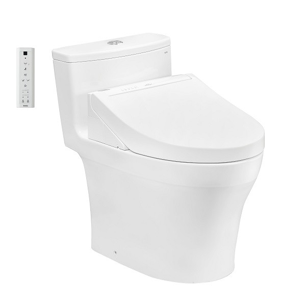 Bồn cầu 1 khối kèm nắp rửa điện tử TOTO MS188VKW23-T53P100VR - Image 4