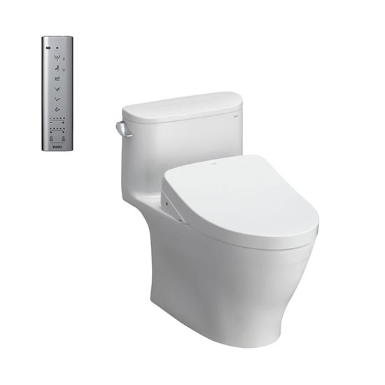 Bồn cầu 1 khối kèm nắp rửa điện tử TOTO MS823DRW11 - Image 6