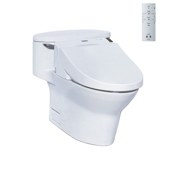 Bồn cầu 1 khối kèm nắp rửa điện tử TOTO MS887RW11 - Image 3