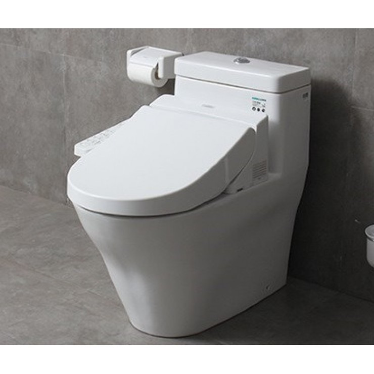 Bồn cầu 1 khối kèm nắp rửa điện tử TOTO MS889DRW11 - Image 4