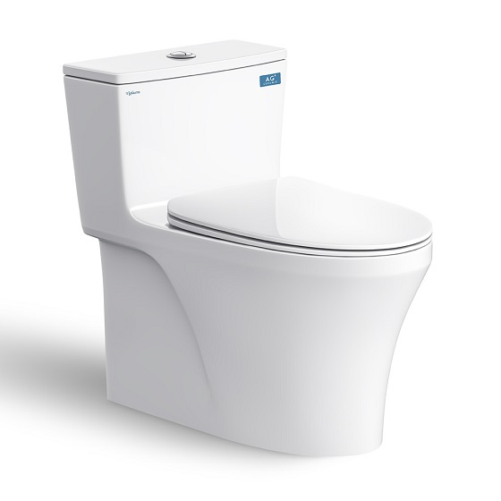 Bồn cầu 1 khối Nano Titan Viglacera MK2 (Dài 73cm) - Image 3