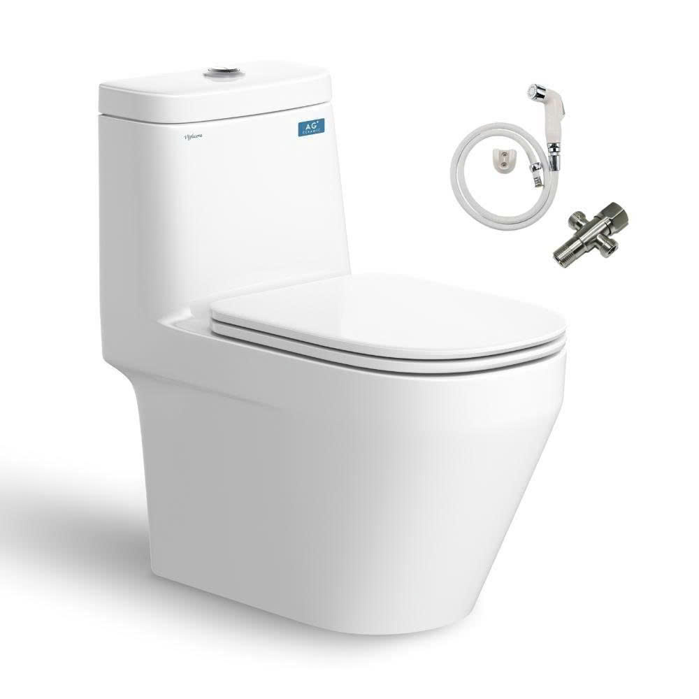 Bồn cầu 1 khối Nano Titan Viglacera V38 (Xả hút đẩy) - Image 4
