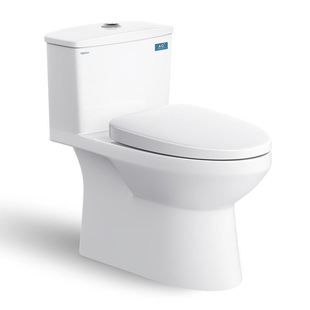 Bồn cầu 1 khối Nano Titan Viglacera V63 (Dài 73cm) - Image 5