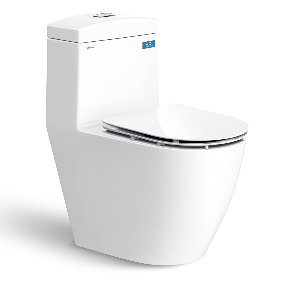 Bồn cầu 1 khối Nano Titan Viglacera V816 (Dài 66cm) - Image 5