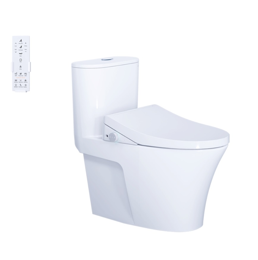 Bồn cầu 1 khối nắp điện tử Caesar C1363F-TAF400H - Image 3