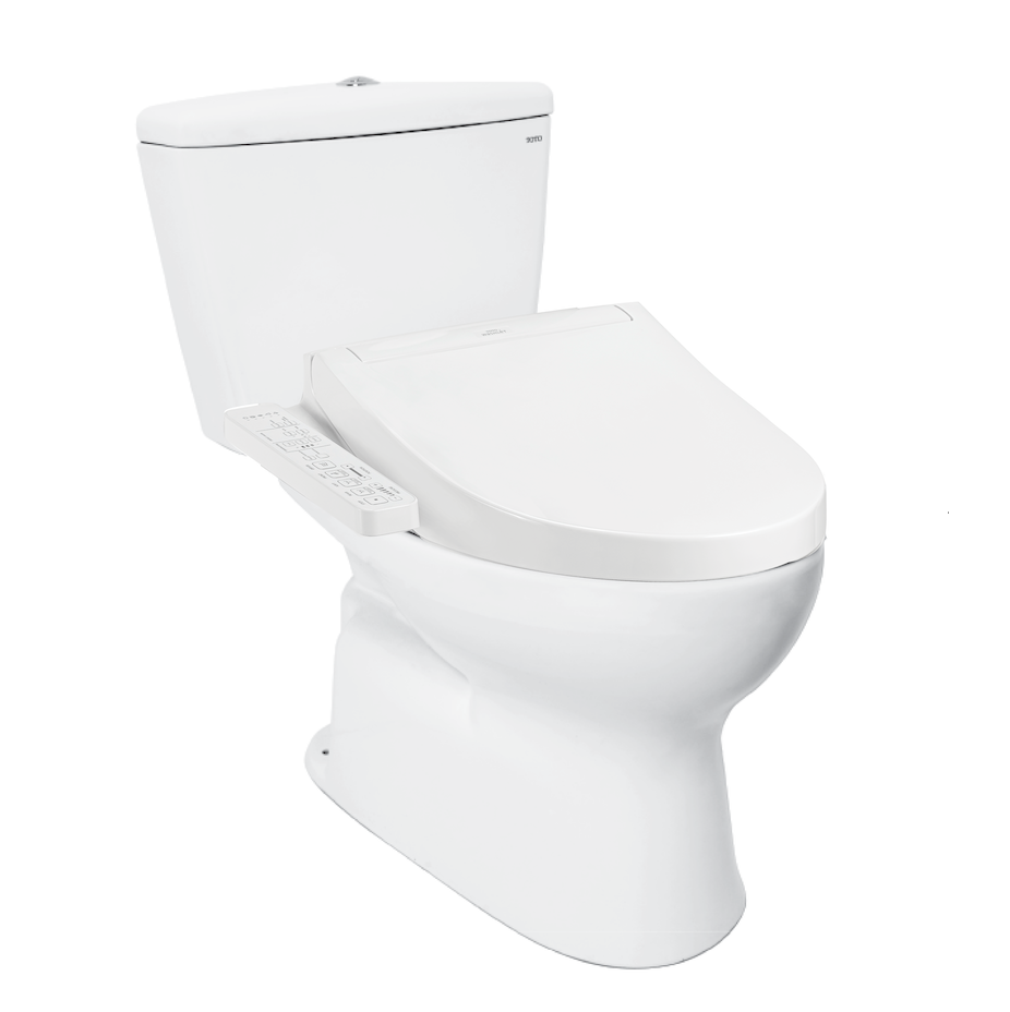 Bồn cầu 1 khối nắp rửa điện tử Washlet S7 Toto MS857CDW23 - Image 3