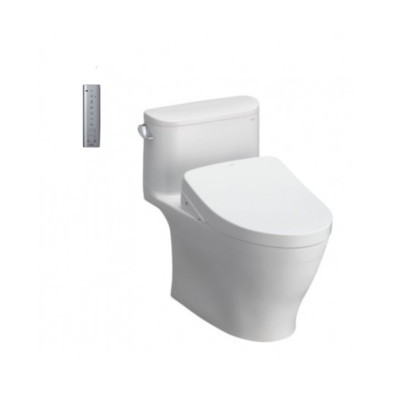 Bồn cầu 1 khối nắp rửa điện tử Washlet S7 Toto MS885CDW23 - Image 6