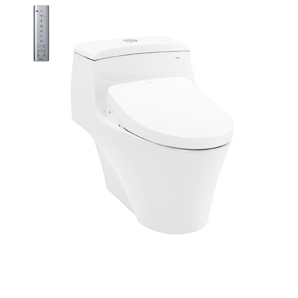 Bồn cầu 1 khối nắp rửa điện tử Washlet Toto MS857CDW15 - Image 5