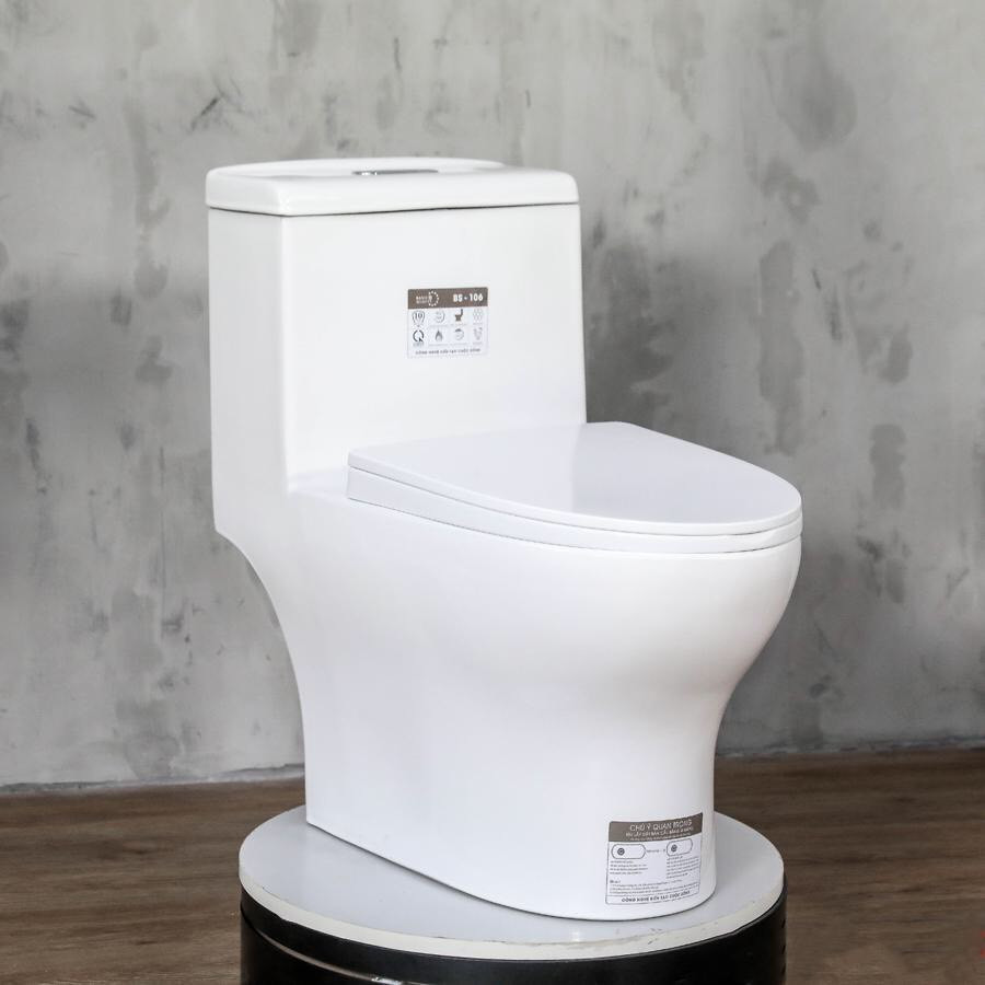 Bồn cầu 1 khối nắp thông minh Basic BSA-125 E - Image 3