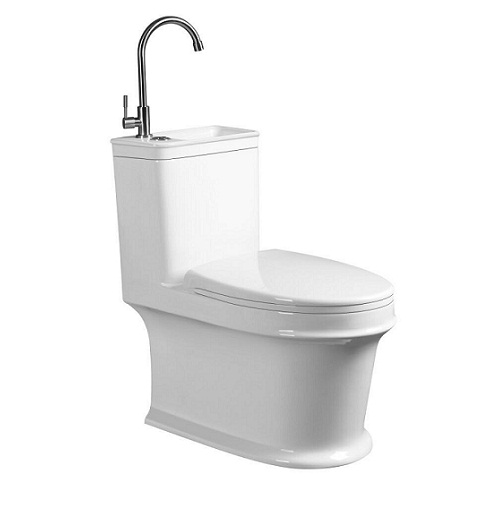 Bồn cầu 1 khối nghệ thuật Miken MKB-0909 - Image 5