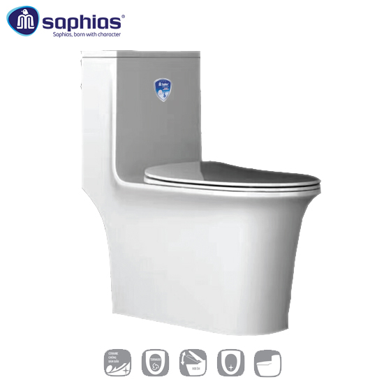 Bồn cầu 1 khối Saphias TS-132 - Image 6
