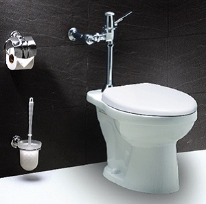 Bồn cầu 2 khối Caesar CD1340 (2 nhấn-Nắp đóng êm) - Image 3