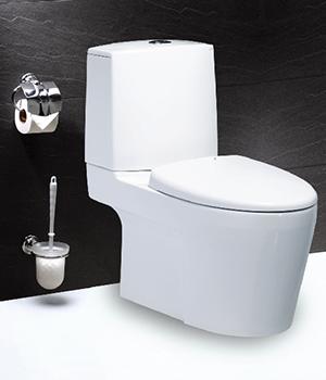 Bồn cầu 2 khối Caesar CD1340 (2 nhấn-Nắp đóng êm) - Image 5