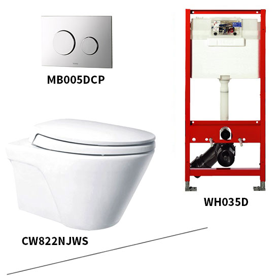 Bồn cầu 2 khối kèm nắp đóng êm TOTO CS948DE2 - Image 6