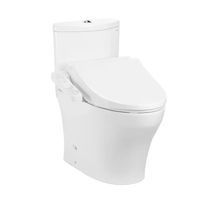 Bồn cầu 2 khối kèm nắp rửa điện tử Toto CS767RW14 - Image 3