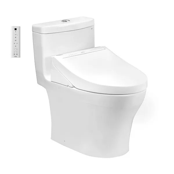 Bồn cầu 2 khối kèm nắp rửa điện tử Toto CS767RW14 - Image 5