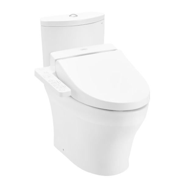 Bồn cầu 2 khối kèm nắp rửa điện tử Toto CS986GW18 - Image 3