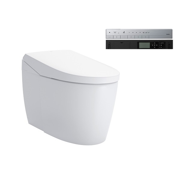 Bồn cầu 2 khối kèm nắp rửa điện tử TOTO CS986GW6 - Image 4
