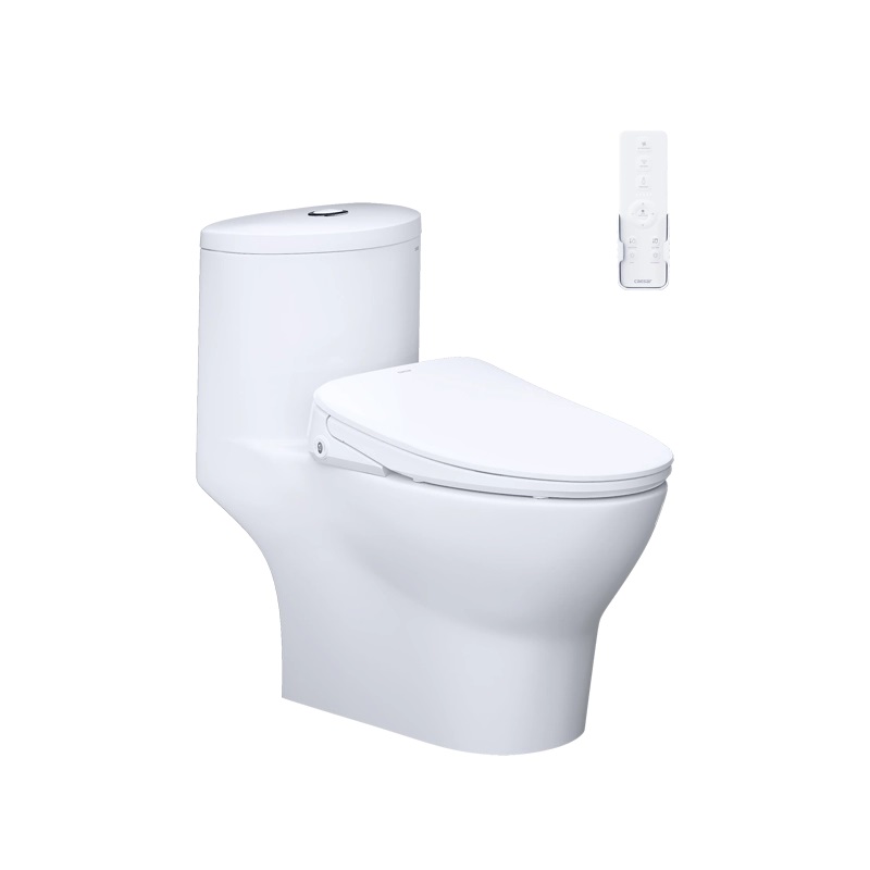 Bồn cầu 2 khối kết hợp nắp điện tử Caesar CD1320-TAF710H - Image 4
