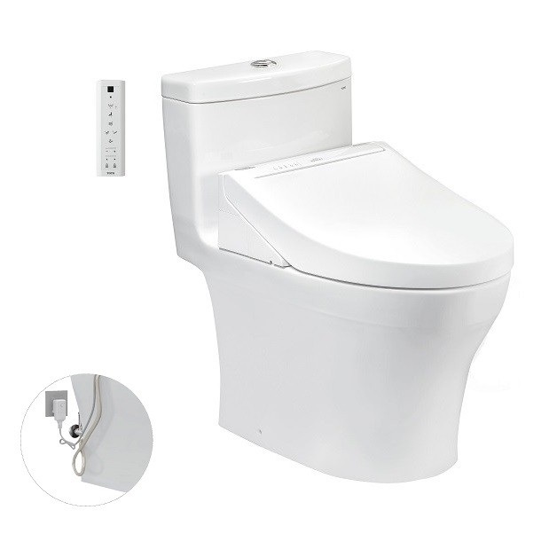 Bồn cầu 2 khối kết hợp nắp rửa điện tử TOTO CS302DW14 - Image 4