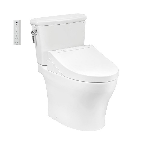 Bồn cầu 2 khối kết hợp nắp rửa điện tử TOTO CS986CGW15