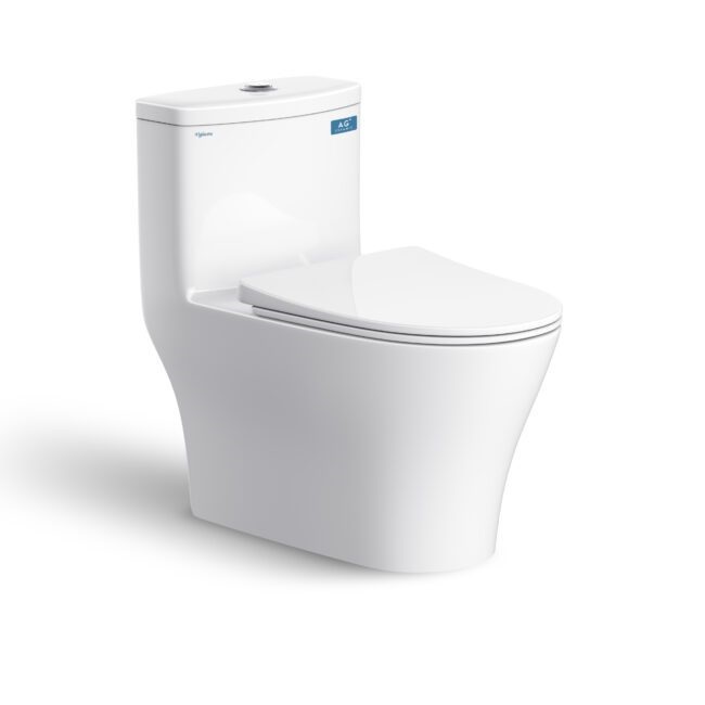 Bồn cầu 2 khối Nano Titan Viglacera VI28 nắp thường - Image 4