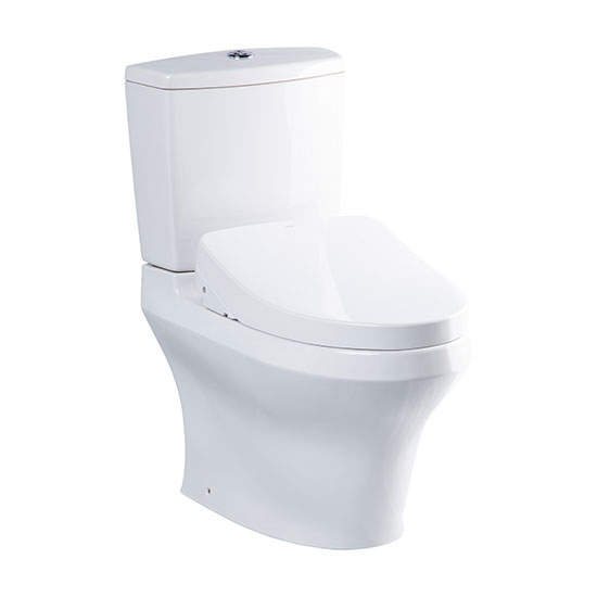Bồn cầu 2 khối nắp rửa điện tử Washlet S7 Toto CS767CRW23 - Image 4