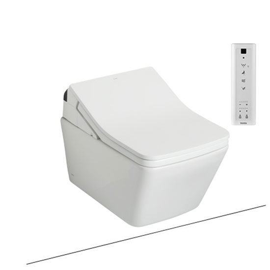 Bồn cầu 2 khối nắp rửa điện tử Washlet S7 Toto CS767CRW23 - Image 5