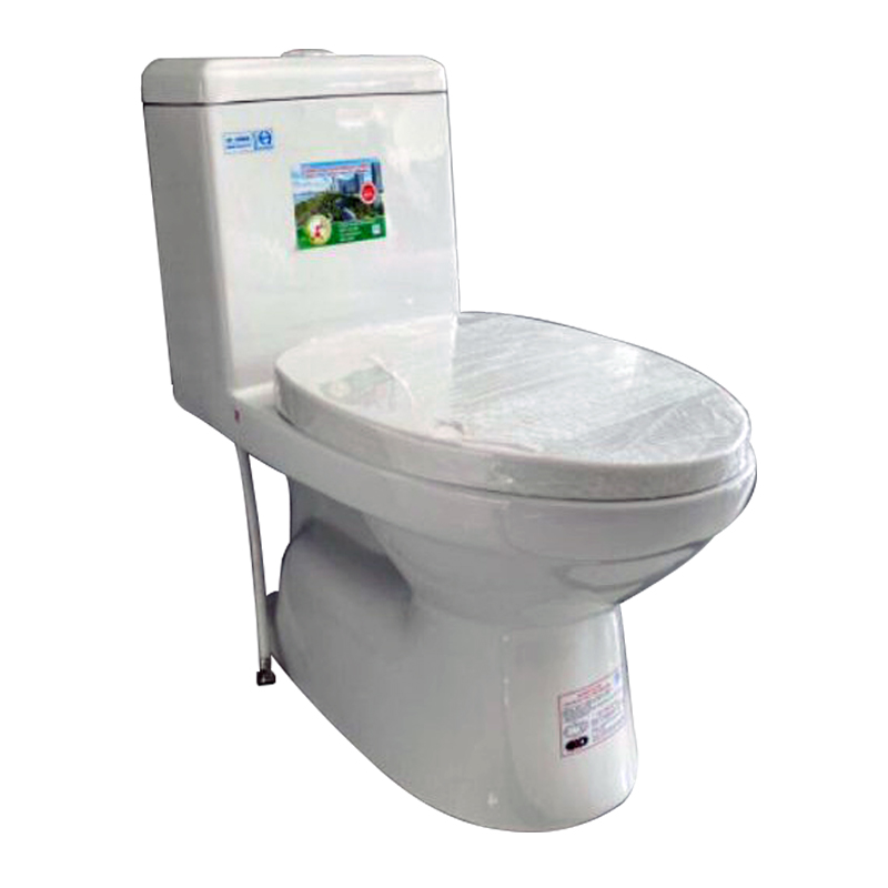 Bồn cầu 2 khối thoát ngang giá rẻ Vinaceta (Nắp thường) - Image 4