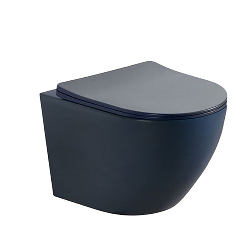 Bồn cầu âm tường đặt sàn màu đen Miken MK-B2376B - Image 6