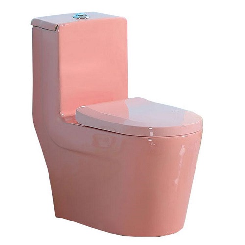 Bồn cầu dành cho trẻ mẫu giáo màu Hồng Miken MKB-102P - Image 3
