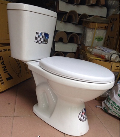 Bồn cầu giá rẻ 2 nhấn C504VN (S03 - Nắp thường) - Image 6